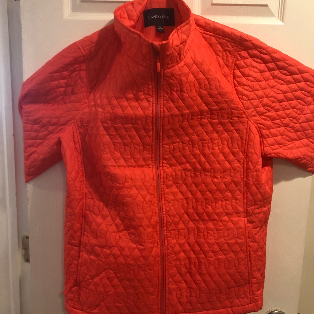 Lands end coral jacket